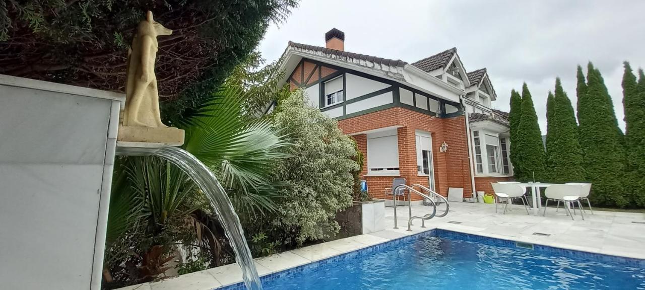 El Puente  Chalet Con Piscina, Sauna Y Jacuzzi Cerca Del Mar A Media Hora De Bilbao Y Santander מראה חיצוני תמונה